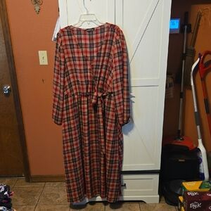 BloomChic Mock Wrap Maxi Dress